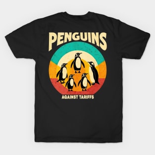 Penguins Against Tariffs - Say No To Tariffs - Eye Voodoo T-Shirt